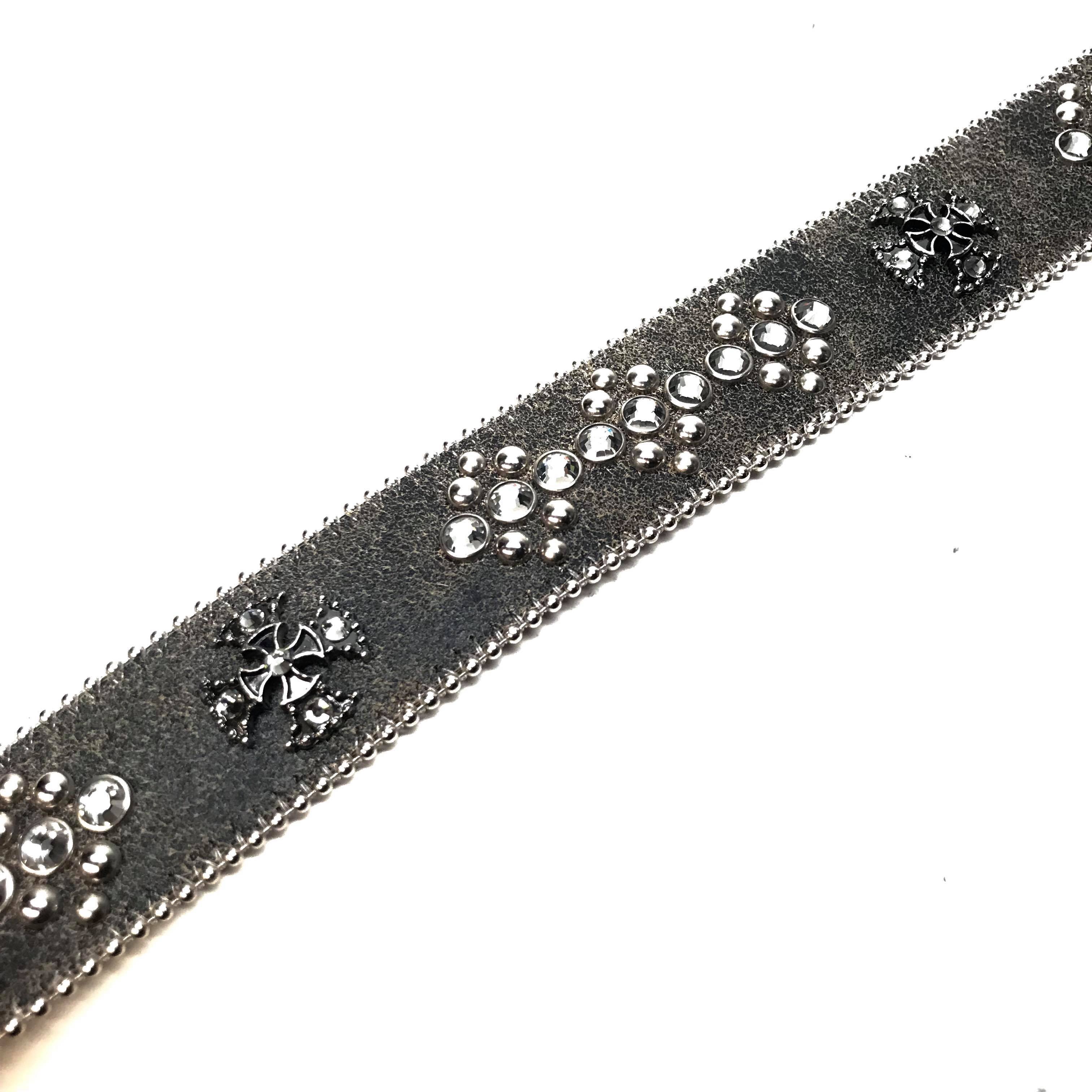 b.b. Simon 'Smoke Grey' Crystal Belt - Image 3