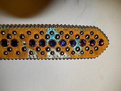 b.b. Simon 'Sunshine' Crystal & Pony Hair Belt - Image 4