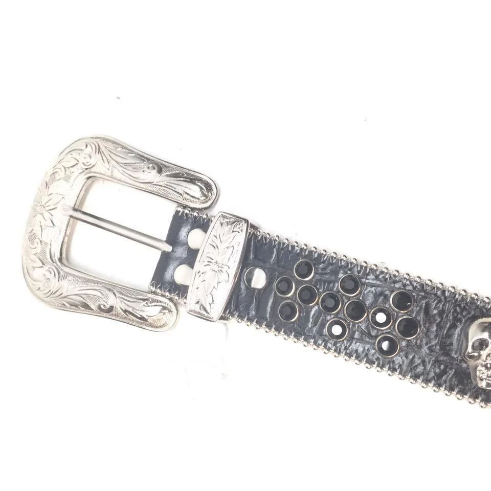 b.b. Simon "Crystal Skulls" Crystal Belt - Image 2