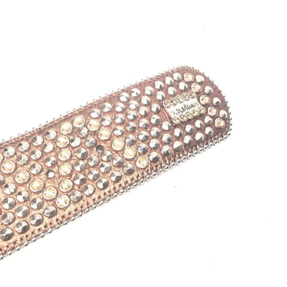 b.b. Simon "Thick Gold Studded" Crystal Belt - Image 5