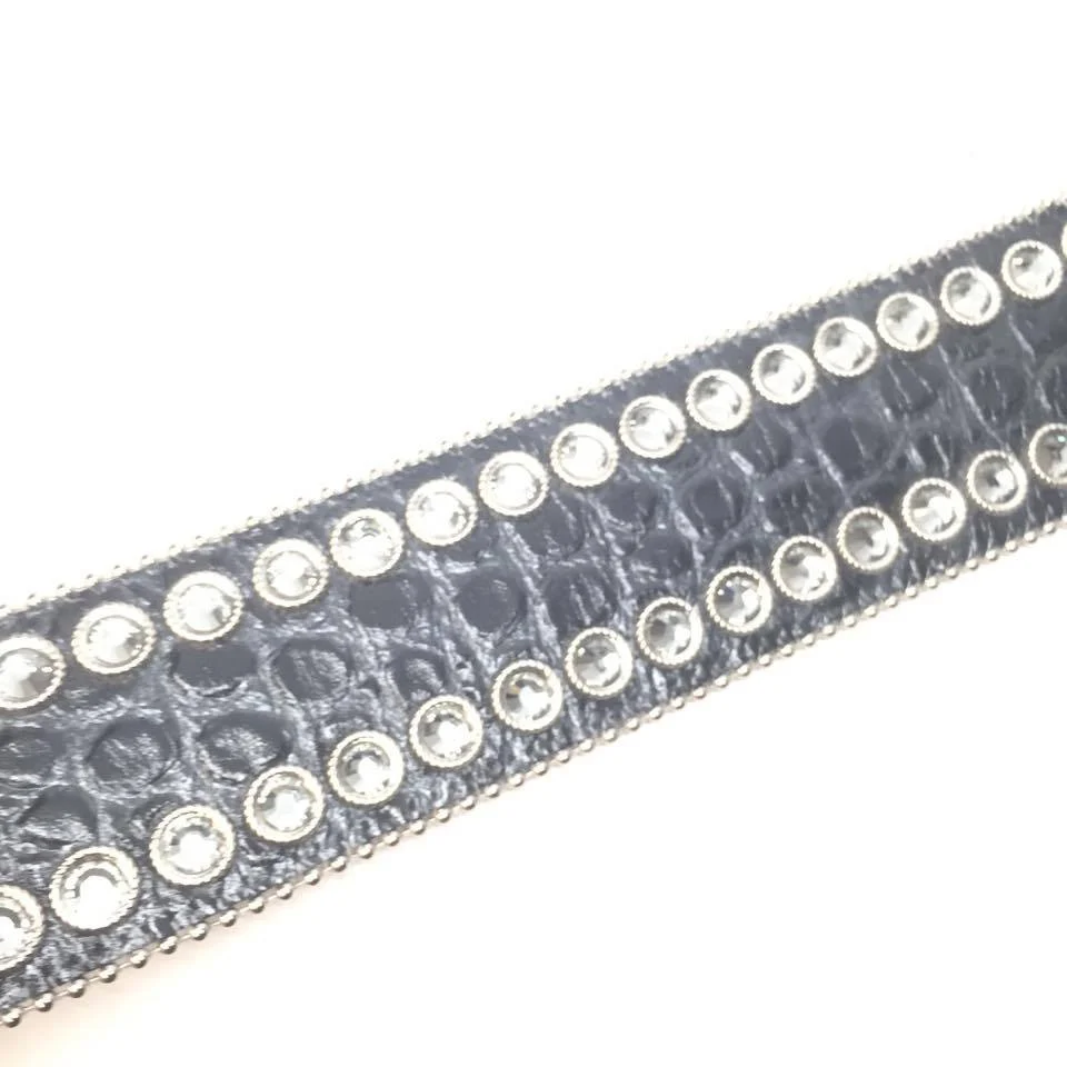 b.b. Simon "Thick Fully Loaded Gator" Crystal Belt - Image 3