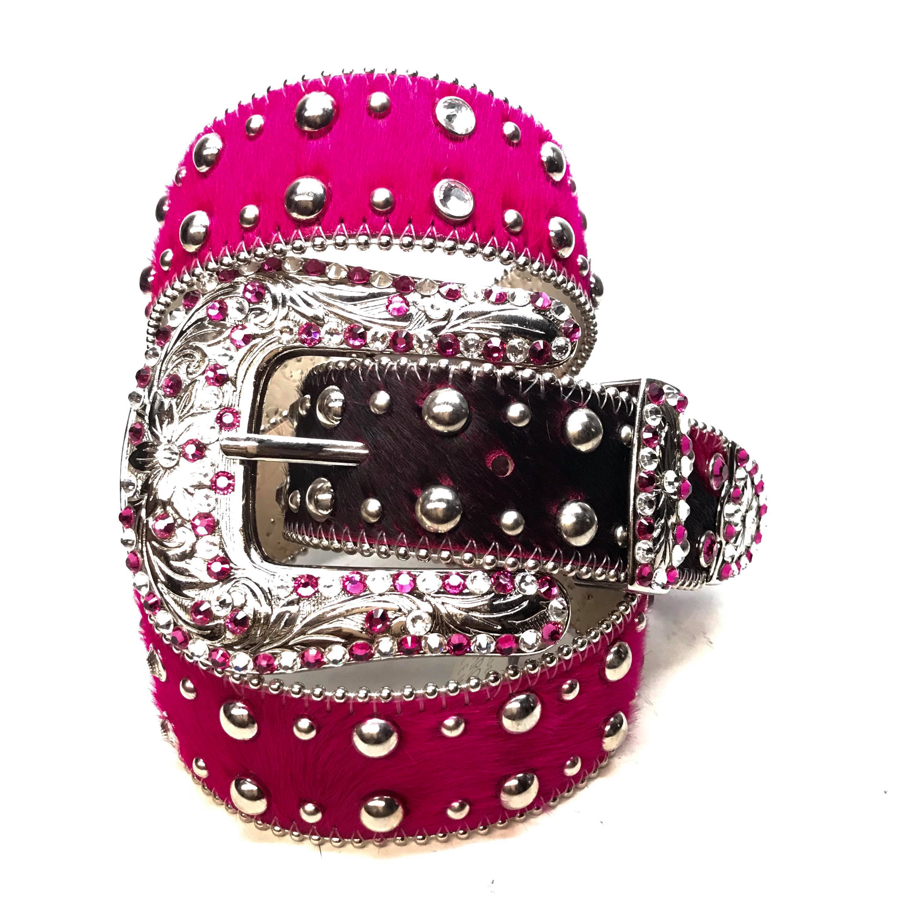 b.b. Simon 'Violet Pony' Double Crystal Belt