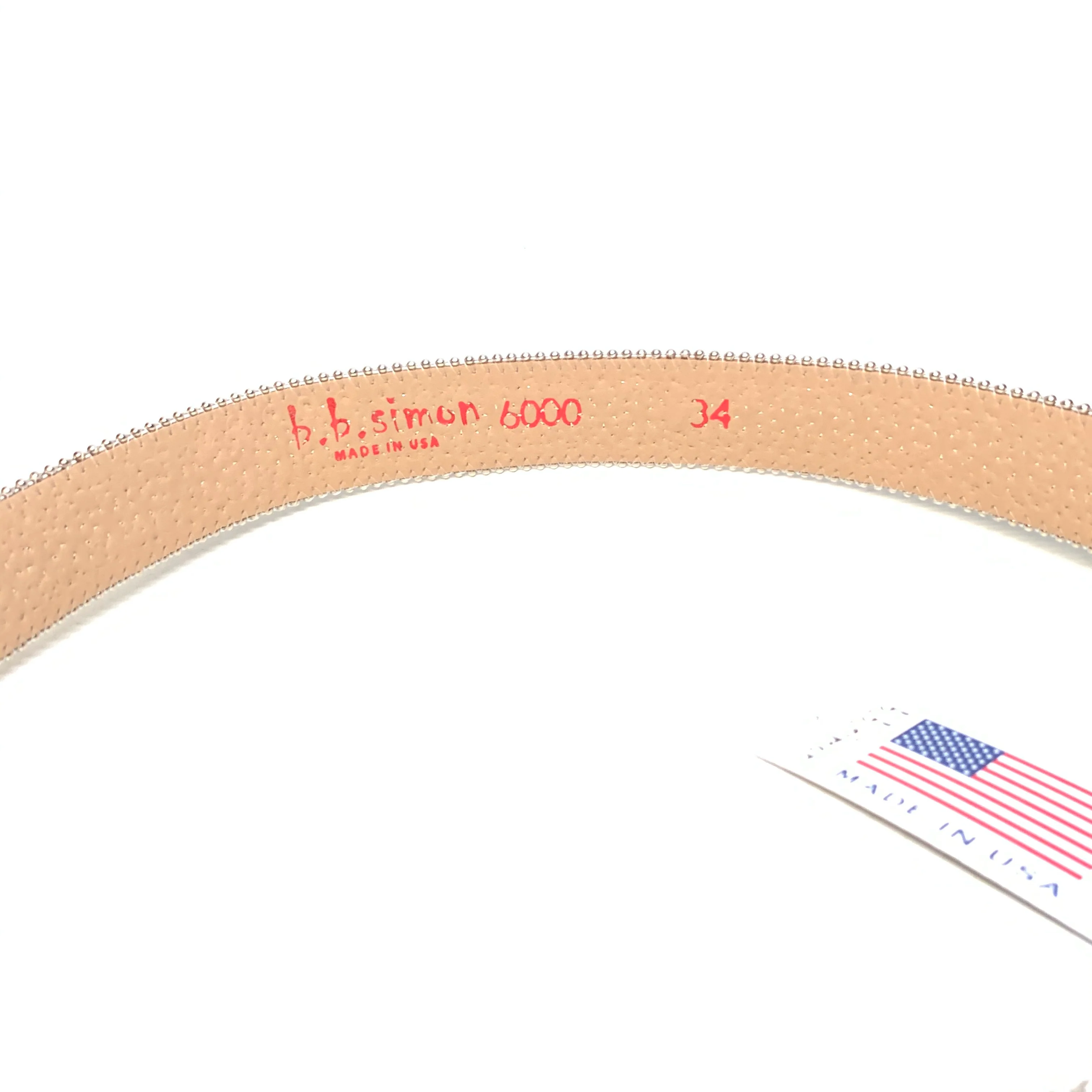 b.b. Simon White Red Magic Crystal Belt - Image 6