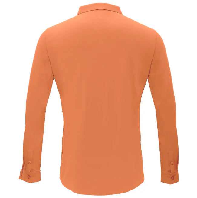 Barocco Ascend Stretch Shirt ORANGE - Image 2