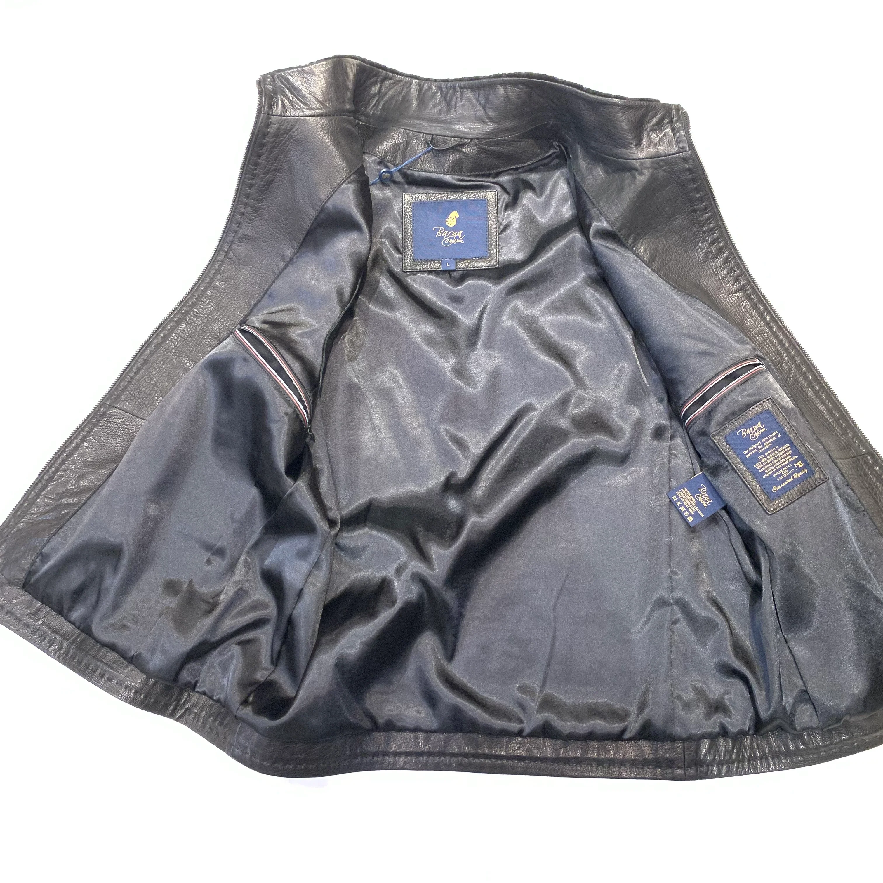 Barya NewYork Black Astrakhan Lambskin Vest - Image 3
