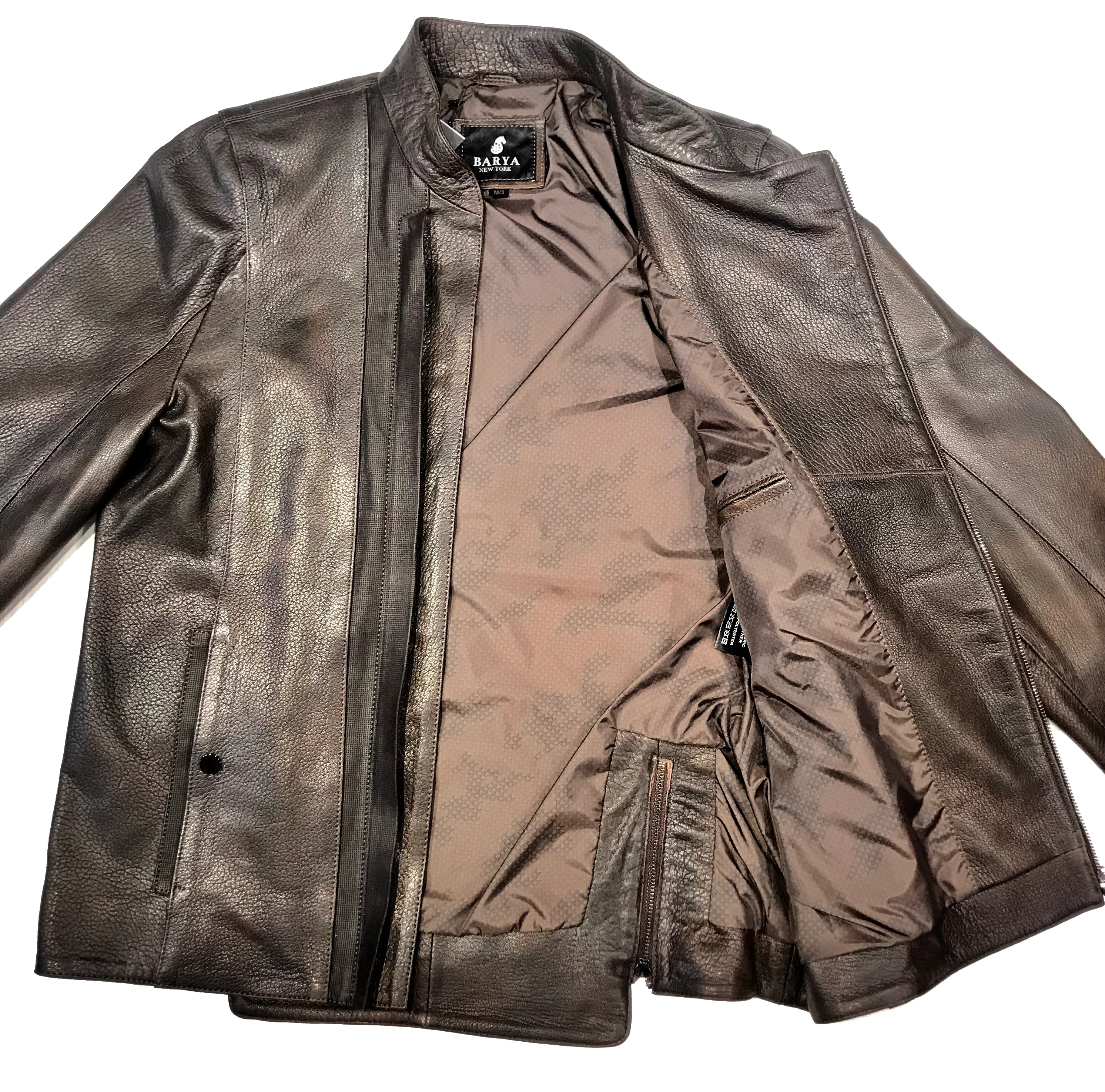 Barya NewYork Rustic Lambskin Asymmetric Jacket - Image 5