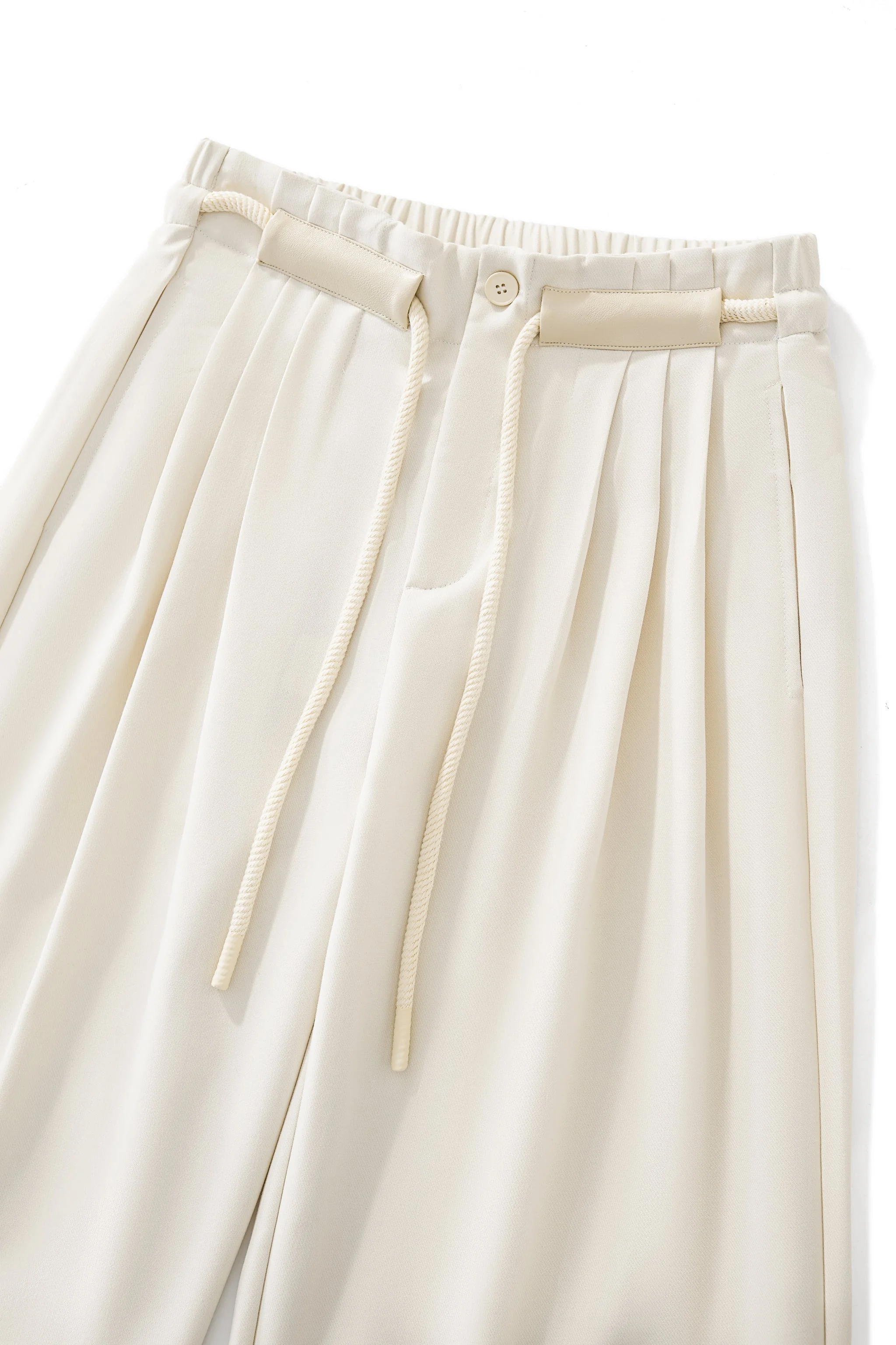 Belmont Pleated Trousers TAUPE - Image 3