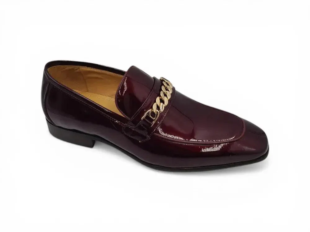 Beveled Squared Toe Patent Leather Loafer - Image 9