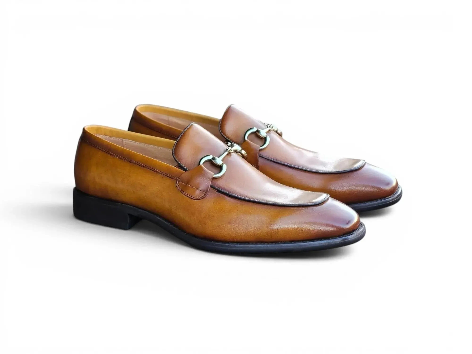 Burnished Calfskin Horsebit Loafer - Image 13