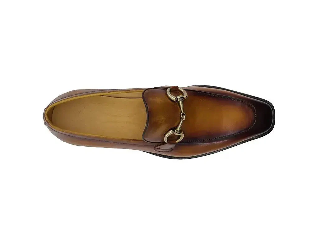 Burnished Calfskin Horsebit Loafer - Image 18