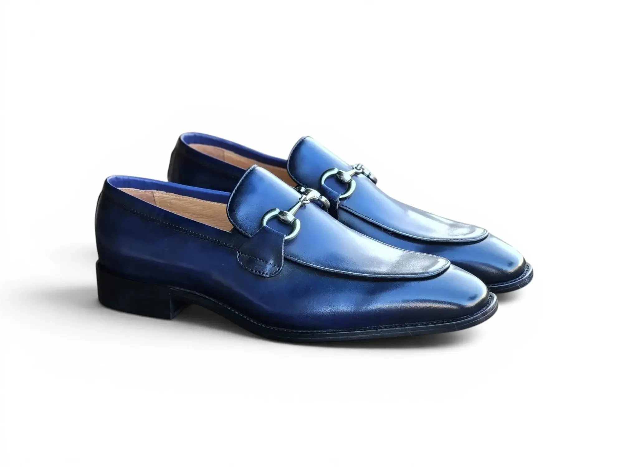 Burnished Calfskin Horsebit Loafer - Image 19