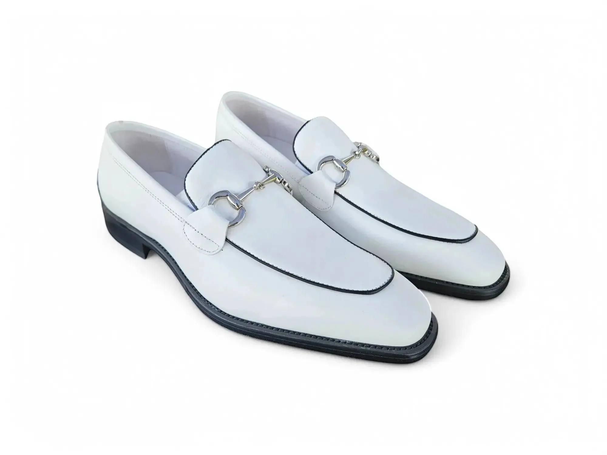 Burnished Calfskin Horsebit Loafer - Image 2