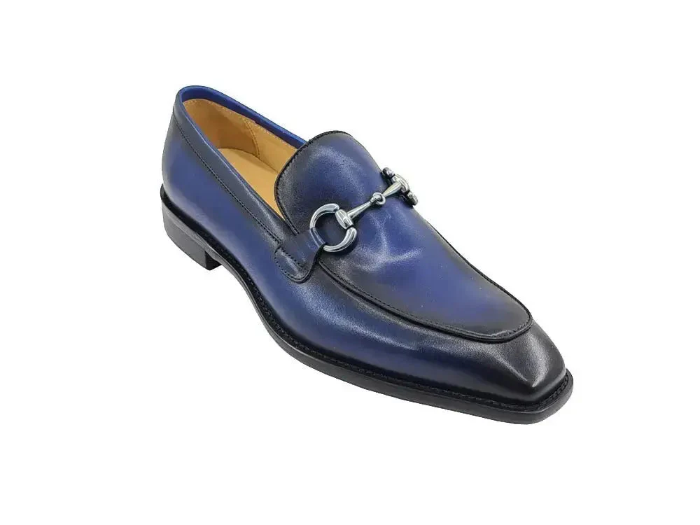 Burnished Calfskin Horsebit Loafer - Image 22