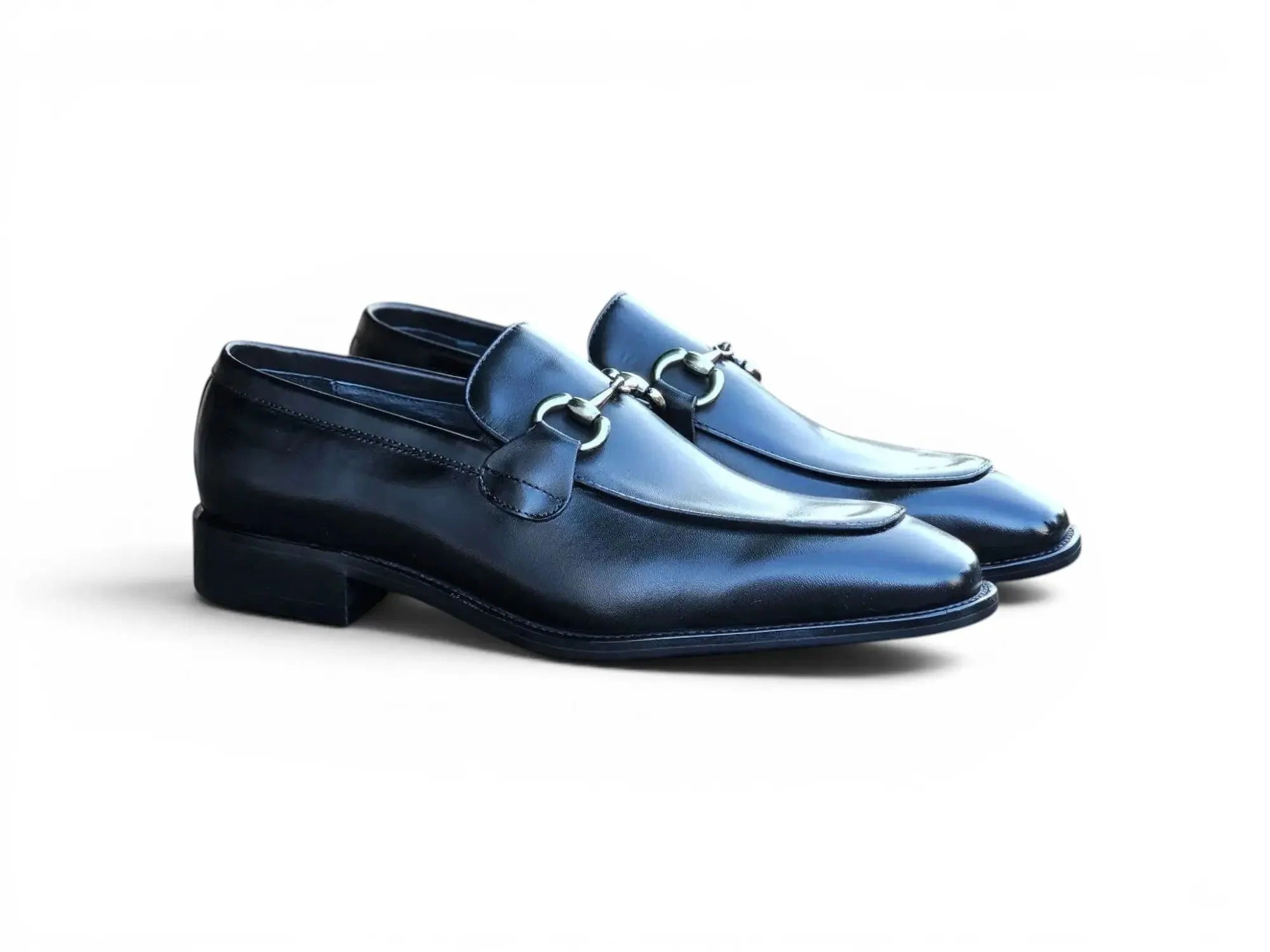 Burnished Calfskin Horsebit Loafer - Image 24