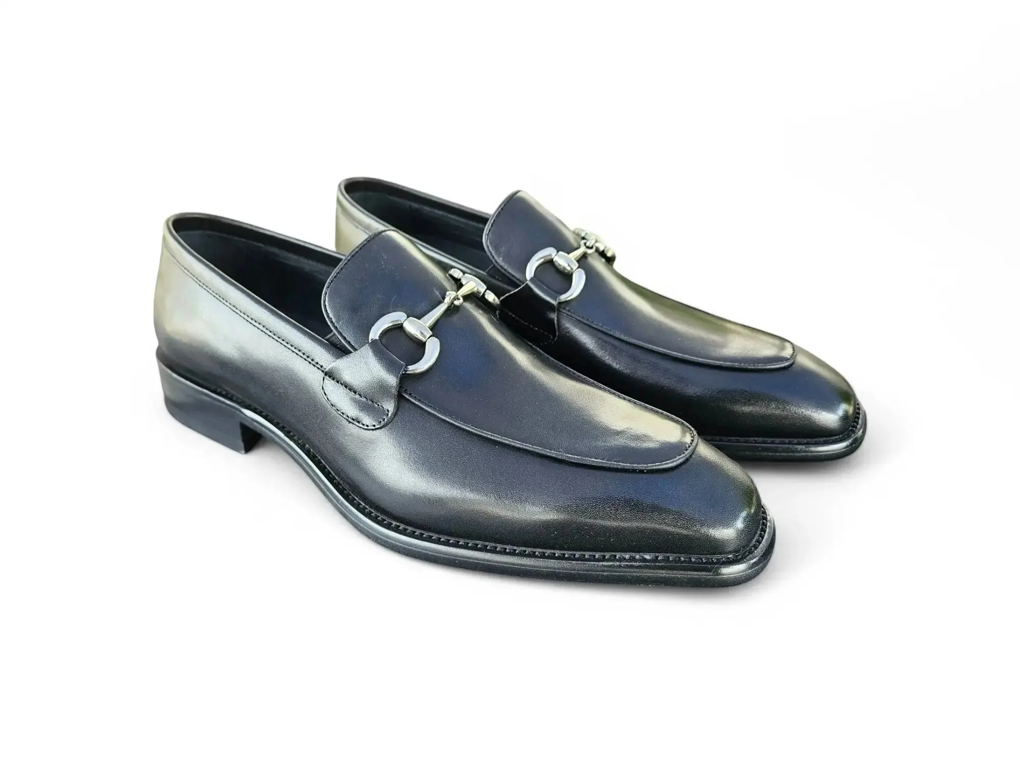 Burnished Calfskin Horsebit Loafer - Image 25