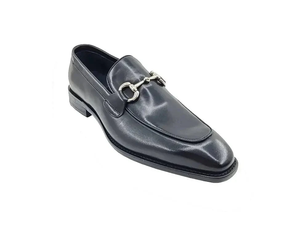 Burnished Calfskin Horsebit Loafer - Image 27