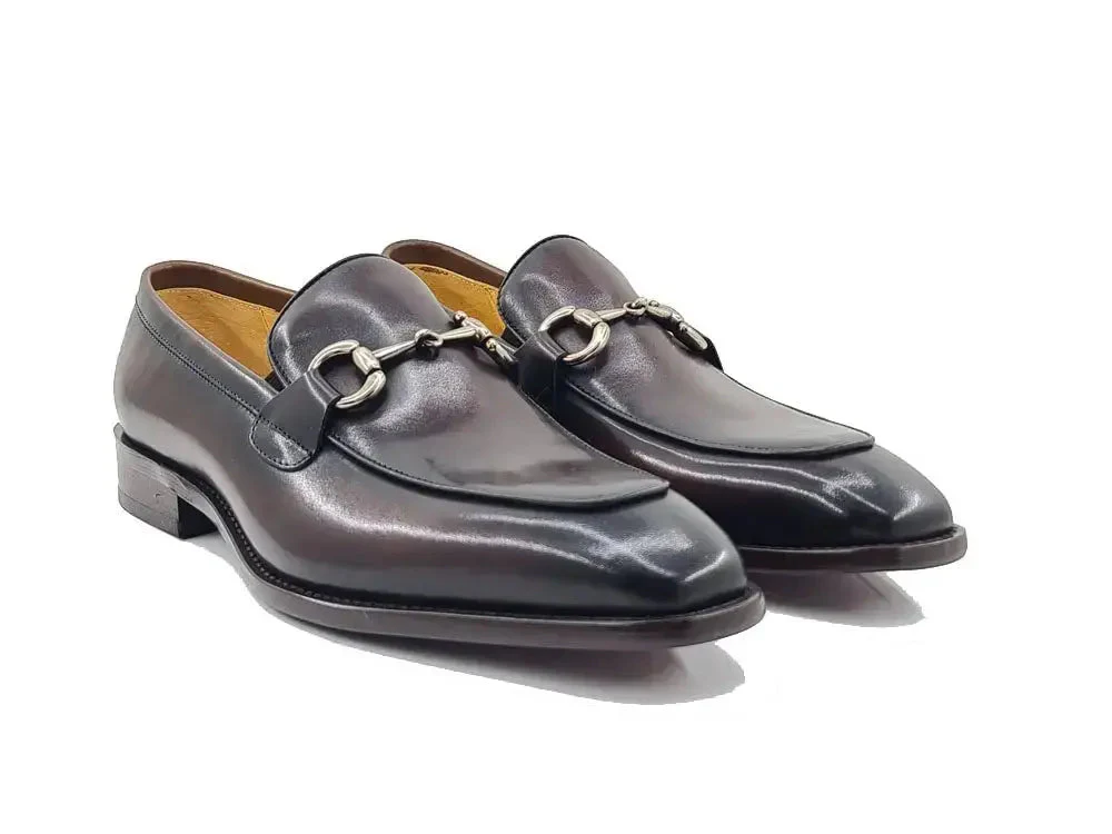 Burnished Calfskin Horsebit Loafer - Image 5