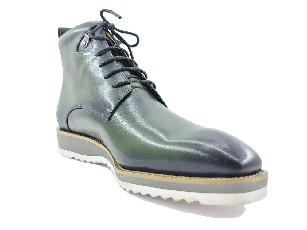 Burnished Calfskin Lace-Up Boot - Image 13