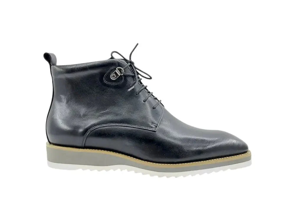 Burnished Calfskin Lace-Up Boot - Image 17