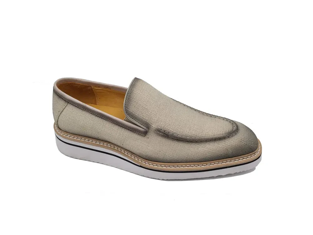 Burnished Linen Loafer - Image 2