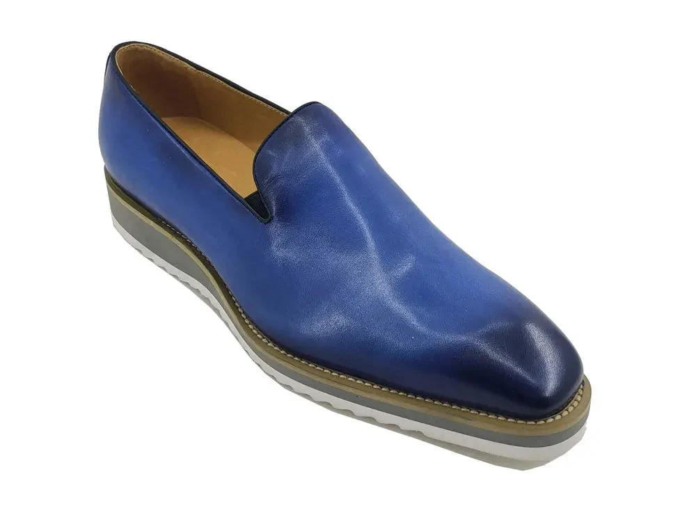 Burnished Wholecut Loafer Lightweight Sole - Image 9