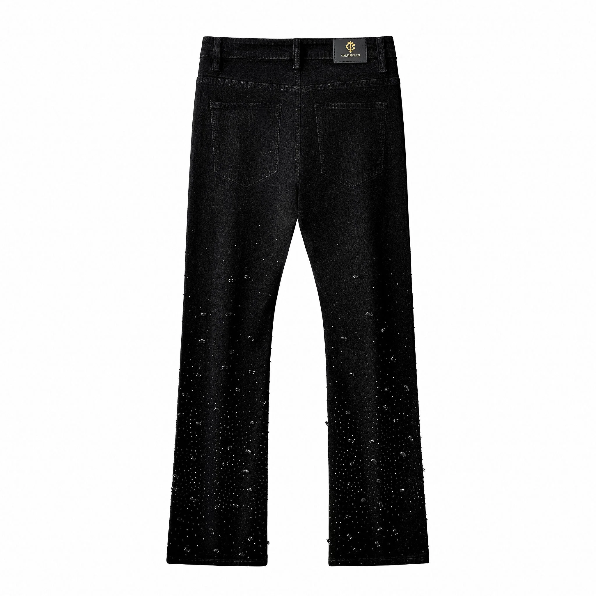 Celestial Stud Denim Pant – Century Penthouse BLACK - Image 4