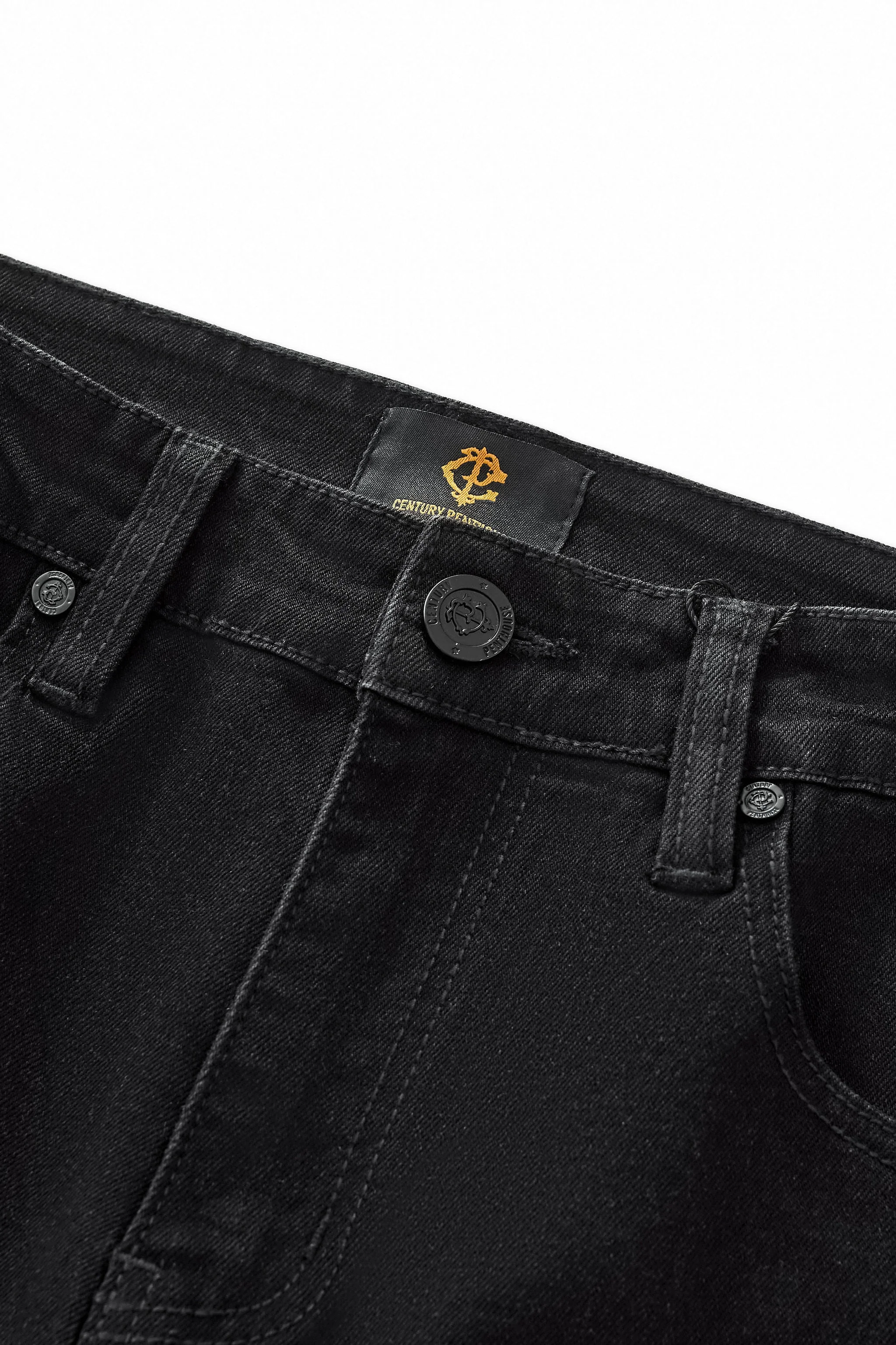 Celestial Stud Denim Pant – Century Penthouse BLACK - Image 8