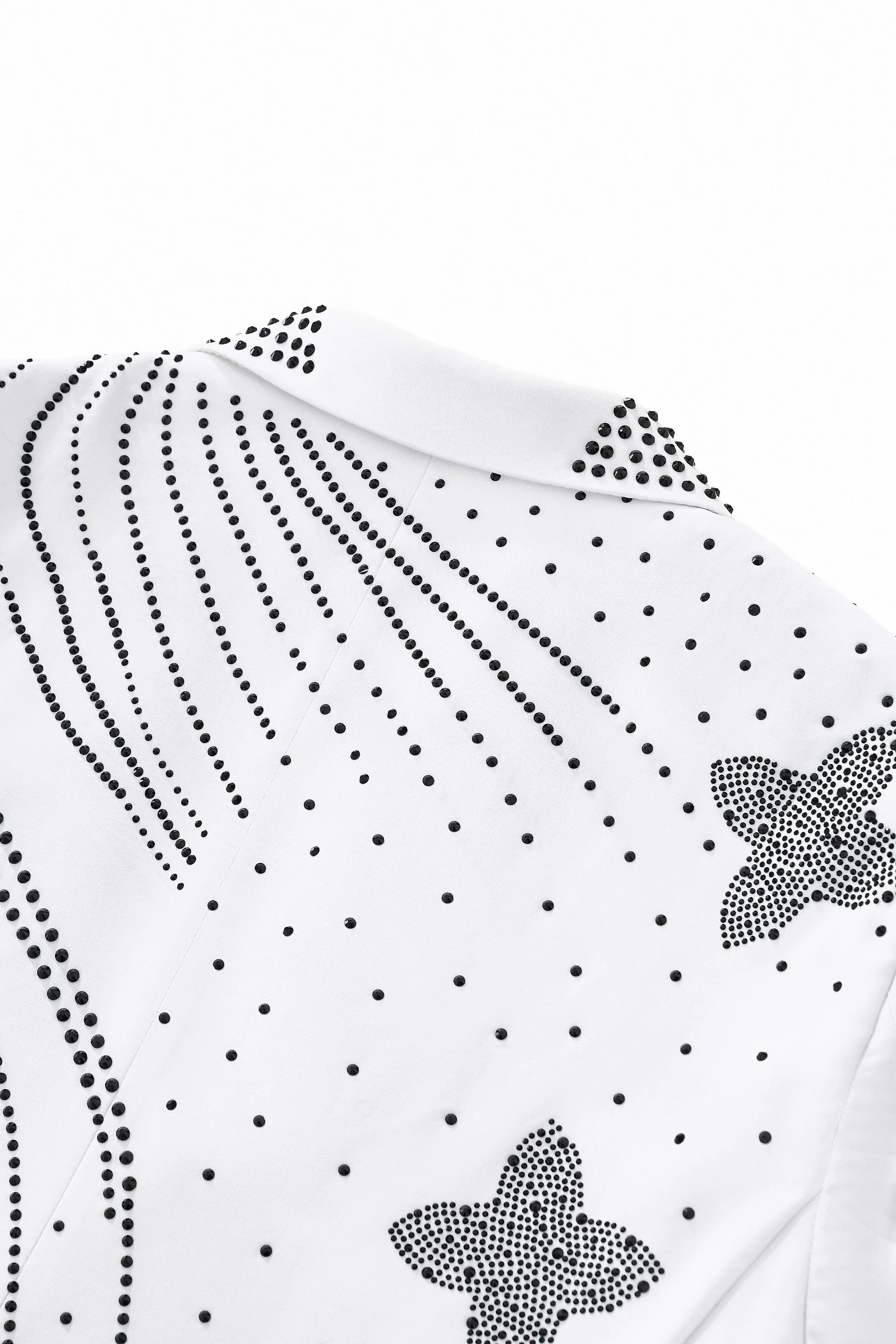 Celestial Wave Blazer WHITE/BLACK - Image 6