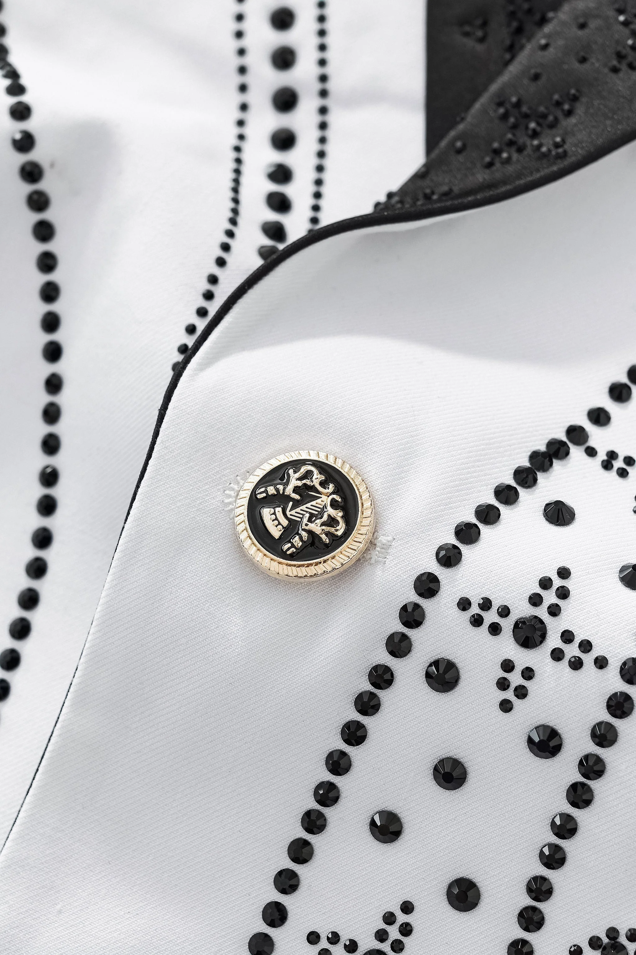 Celestial Wave Blazer WHITE/BLACK - Image 8