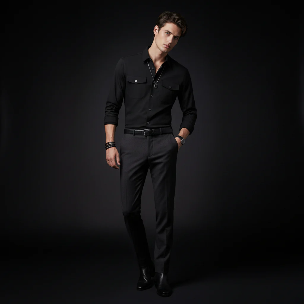 CommandTech Utility LS Shirt BLACK - Image 2