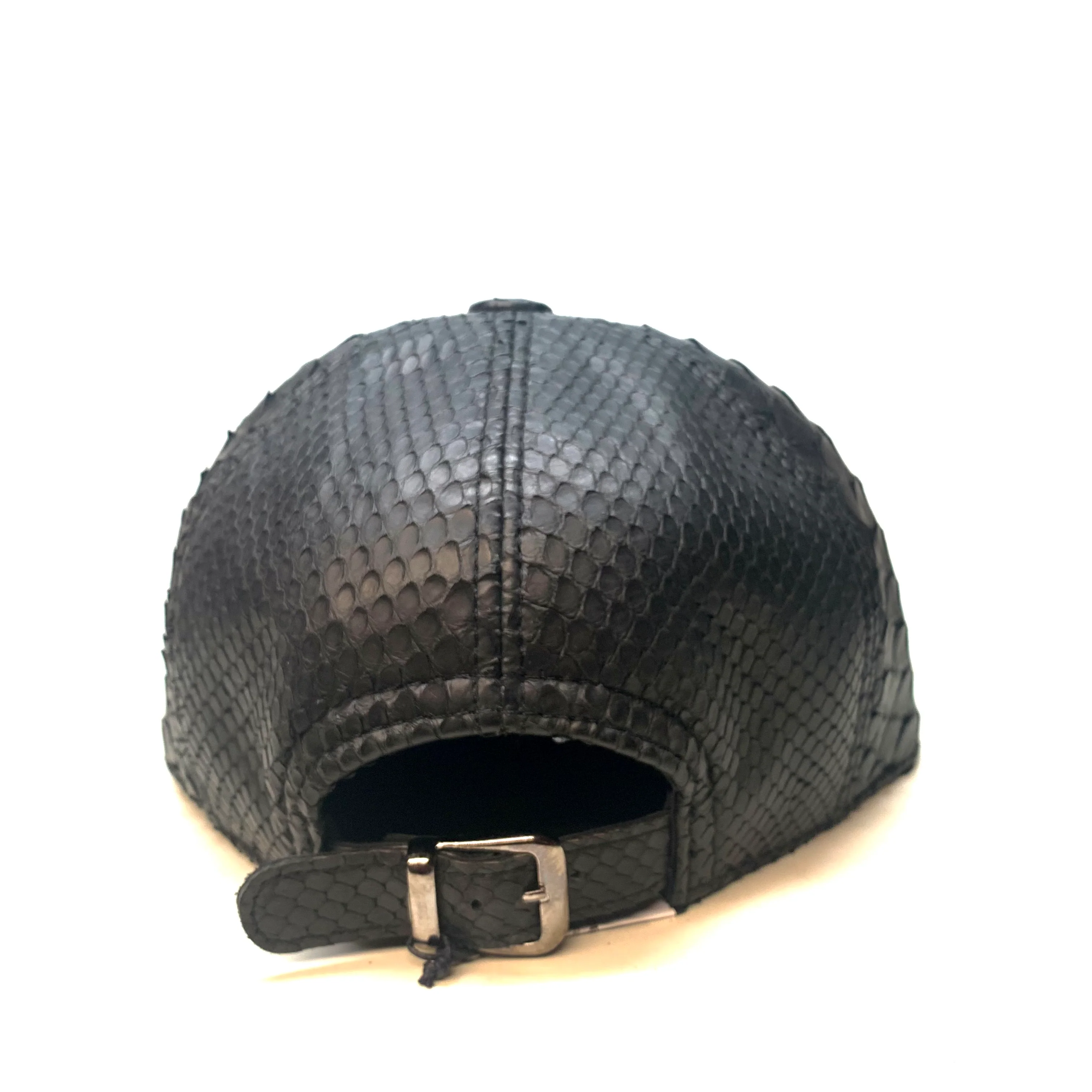 Barya NewYork All-Over Black Python Strap-Back Hat - Image 9