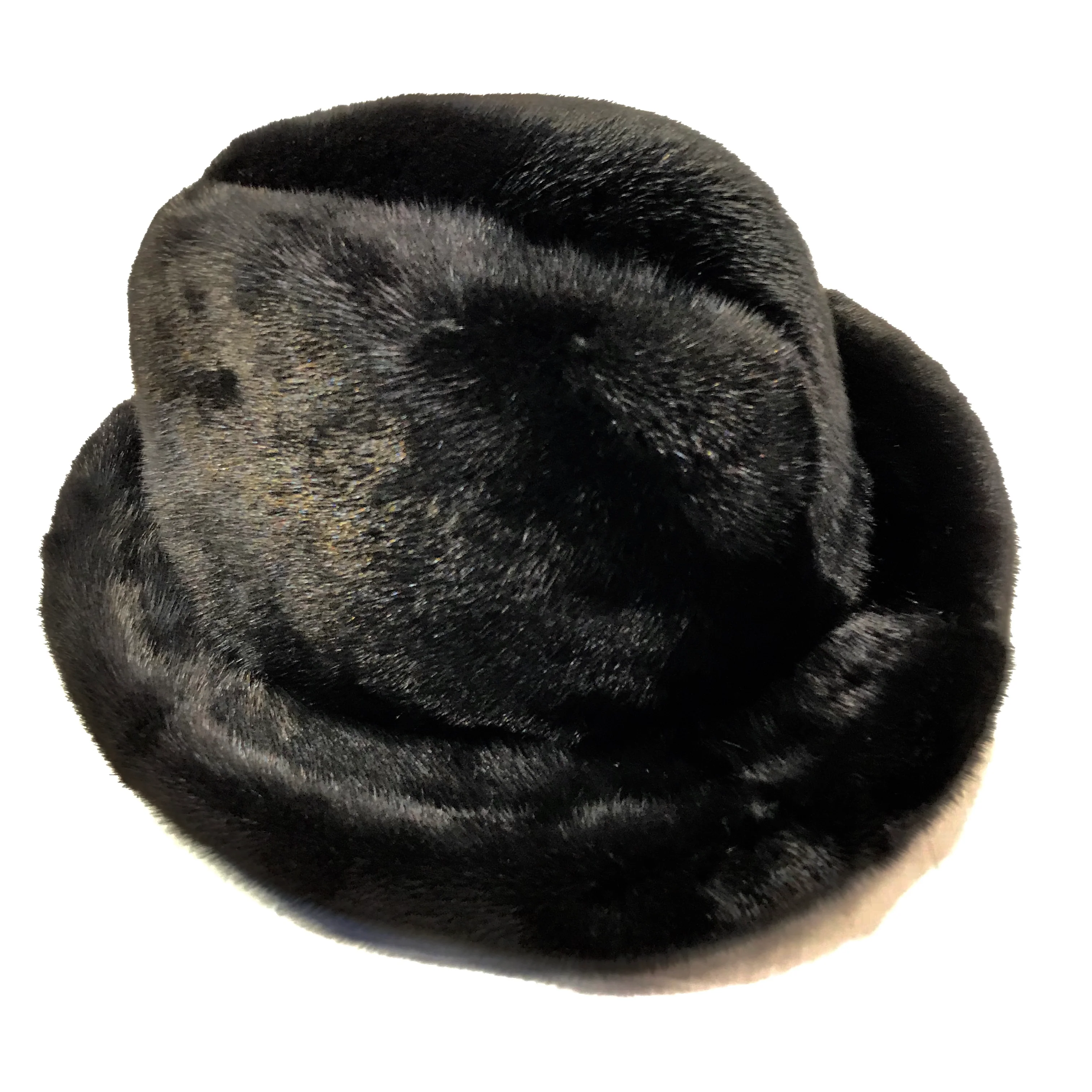 Kashani Men's Black Full Mink Fur Top Hat - Image 2