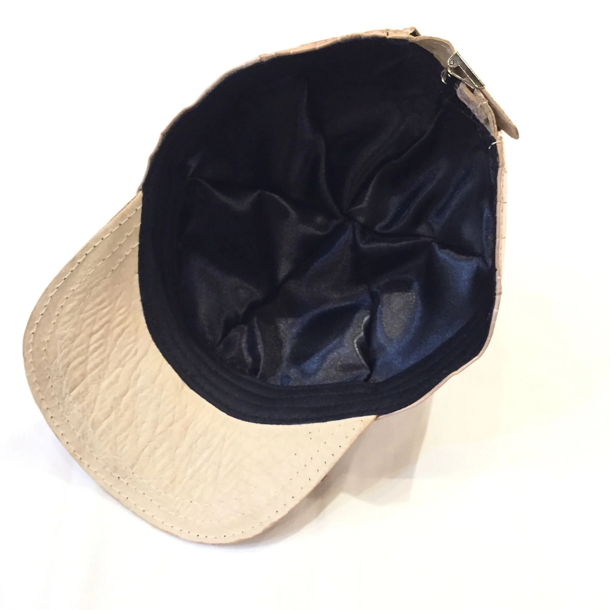 Kashani Cream All Over Alligator Strap back Hat - Image 5