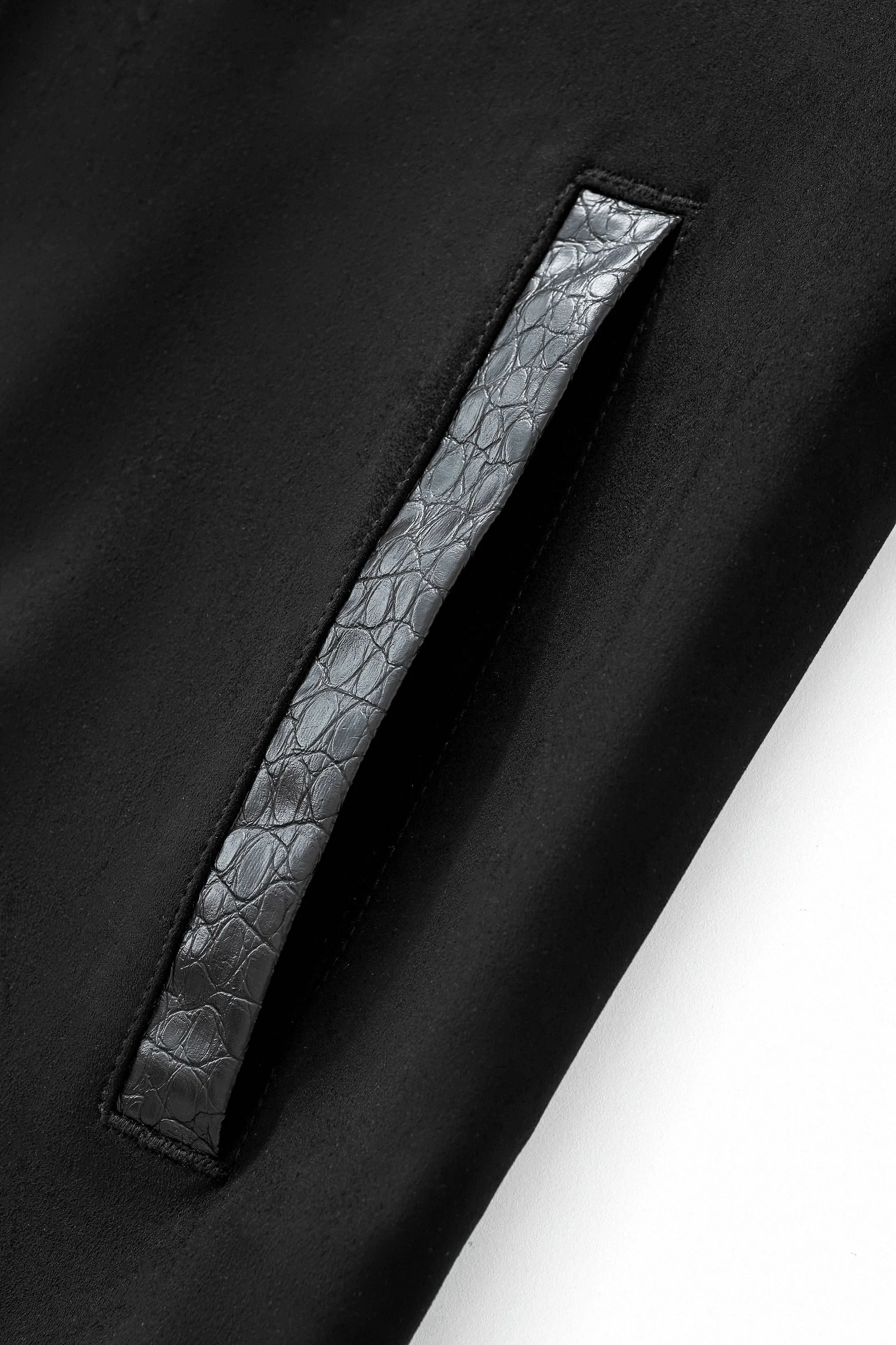 CrocEdge Dual-Fabric Zip Jacket BLACK - Image 6