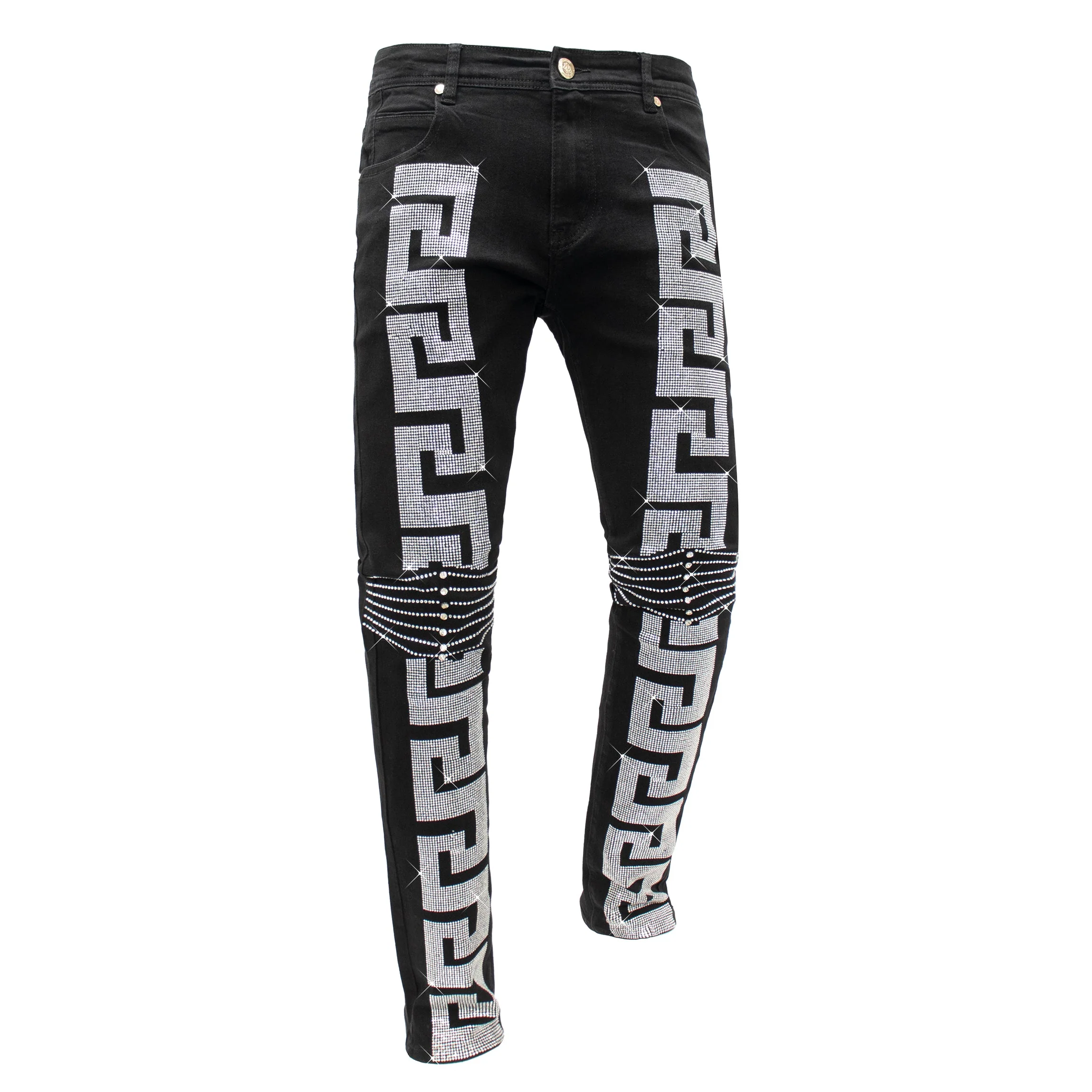 Denim Deluxe Jeans - Century Penthouse BLACK/SILVER