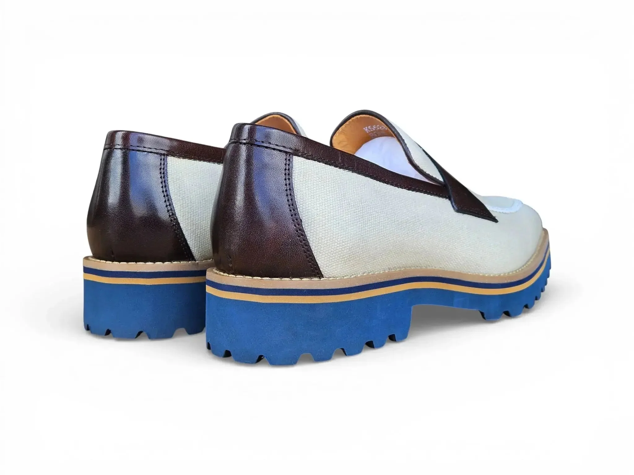 Denim Loafer in Lug Sole - Image 17