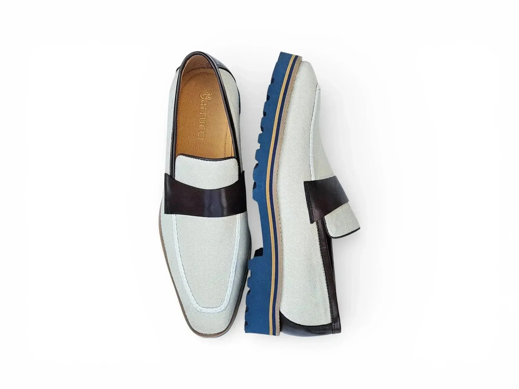 Denim Loafer in Lug Sole - Image 19