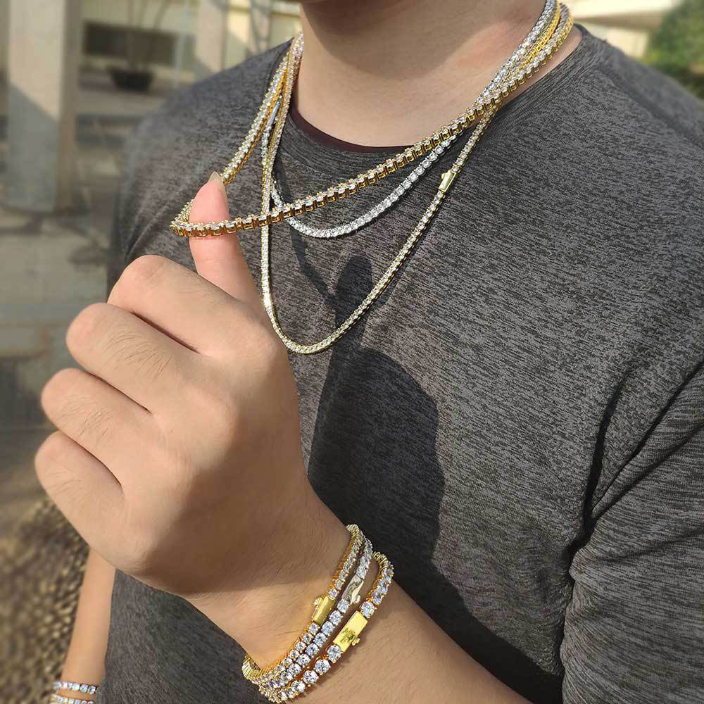 Diamond Iced Out Tennis Chain - Image 5