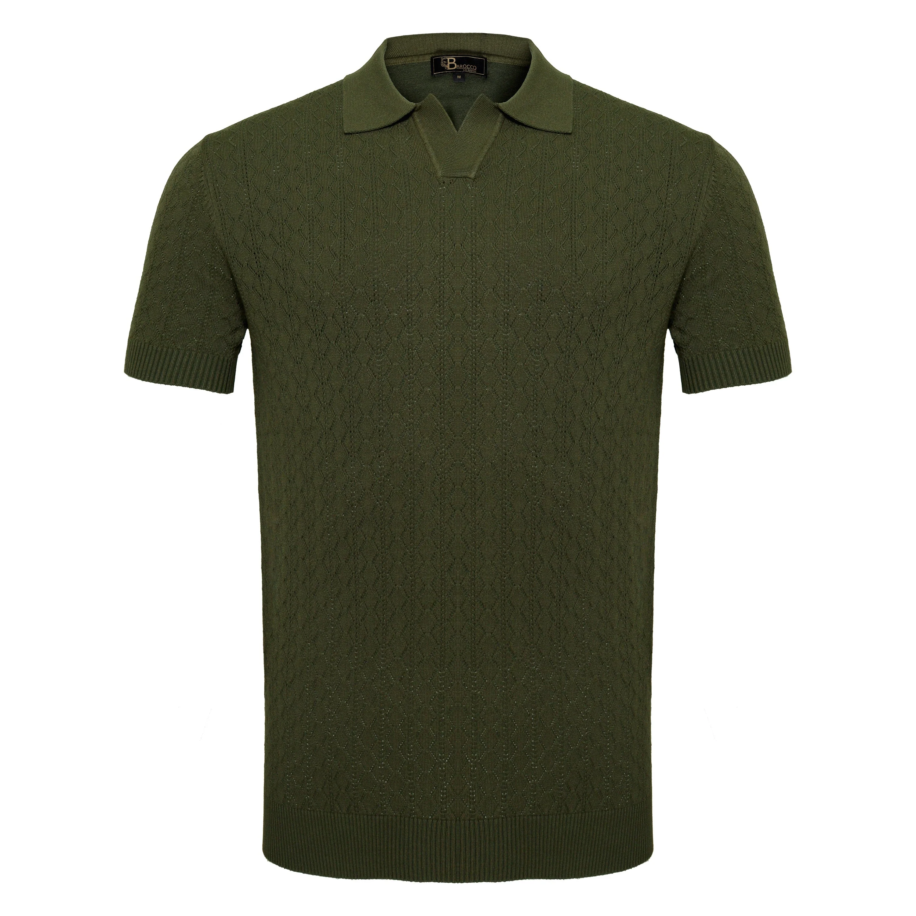 Elevare Knit Polo ARMY GREEN