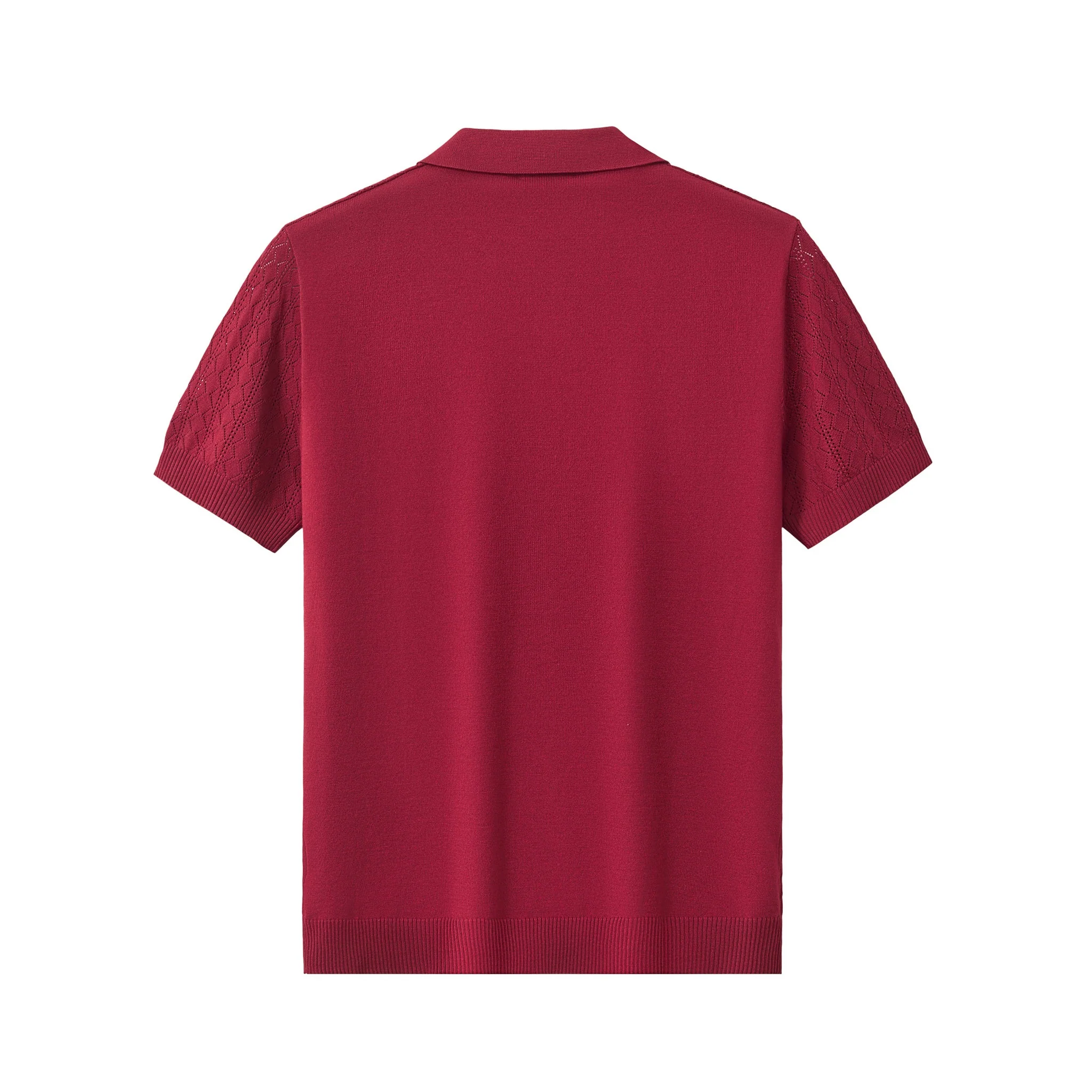 Elevare Knit Polo RED - Image 2