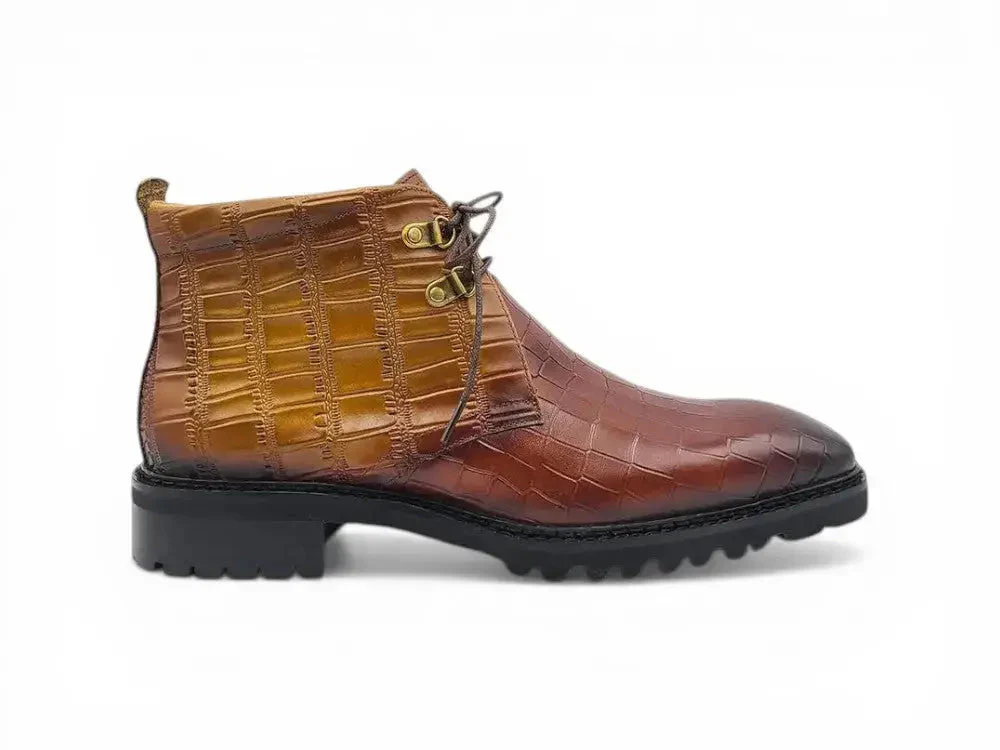 Embossed Chukka Boot Lug Sole - Image 5