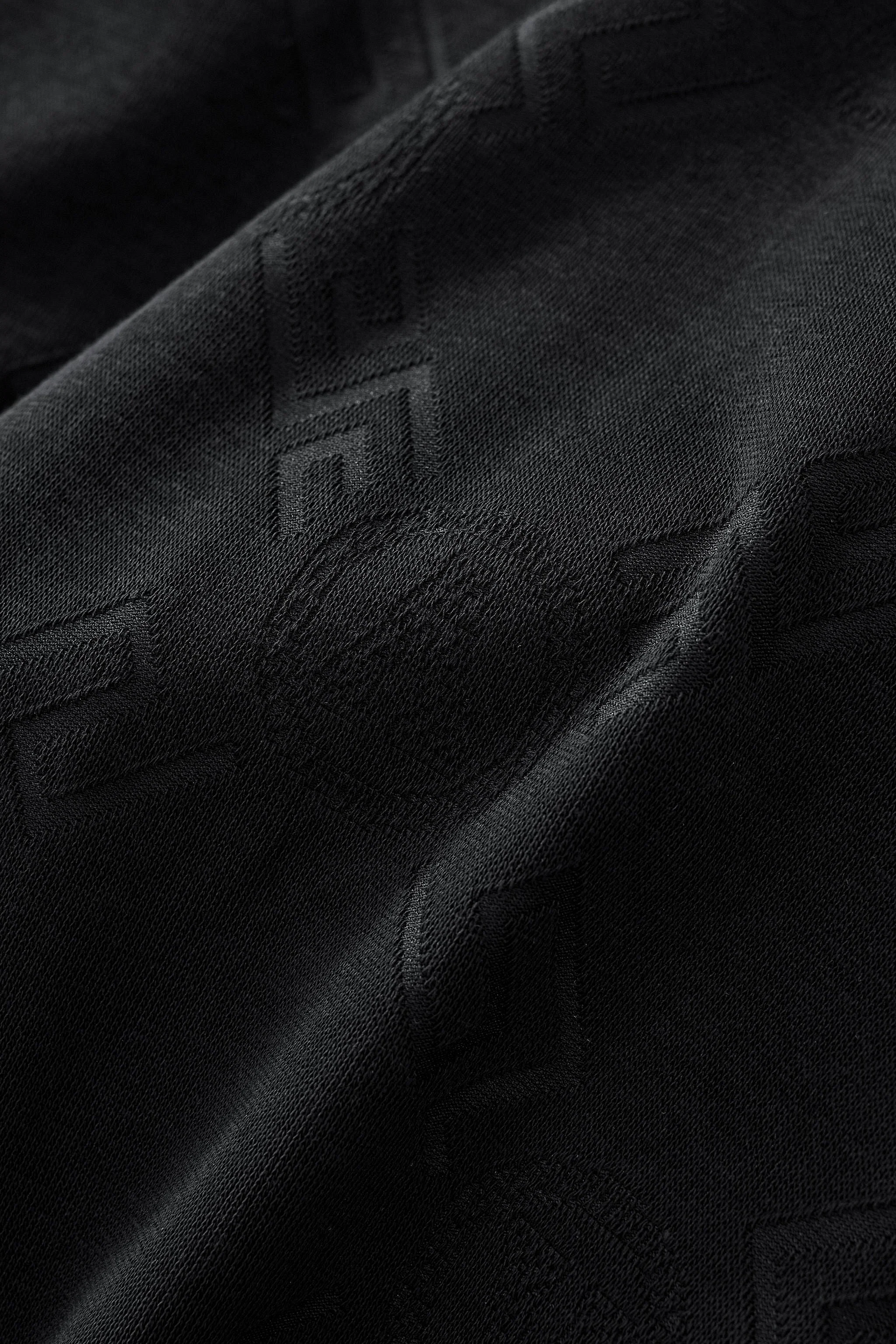 Embossed Monogram Tee – El Baron BLACK - Image 6