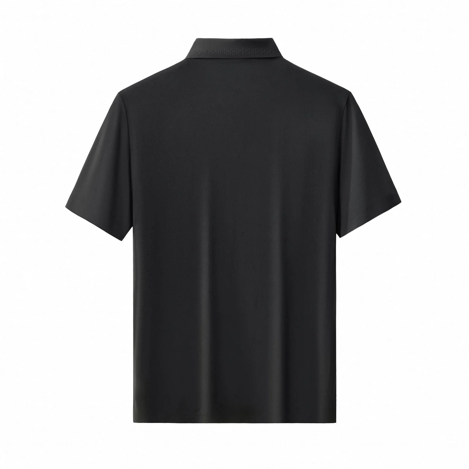 Embossed Placket Performance Polo – El Baron BLACK - Image 2
