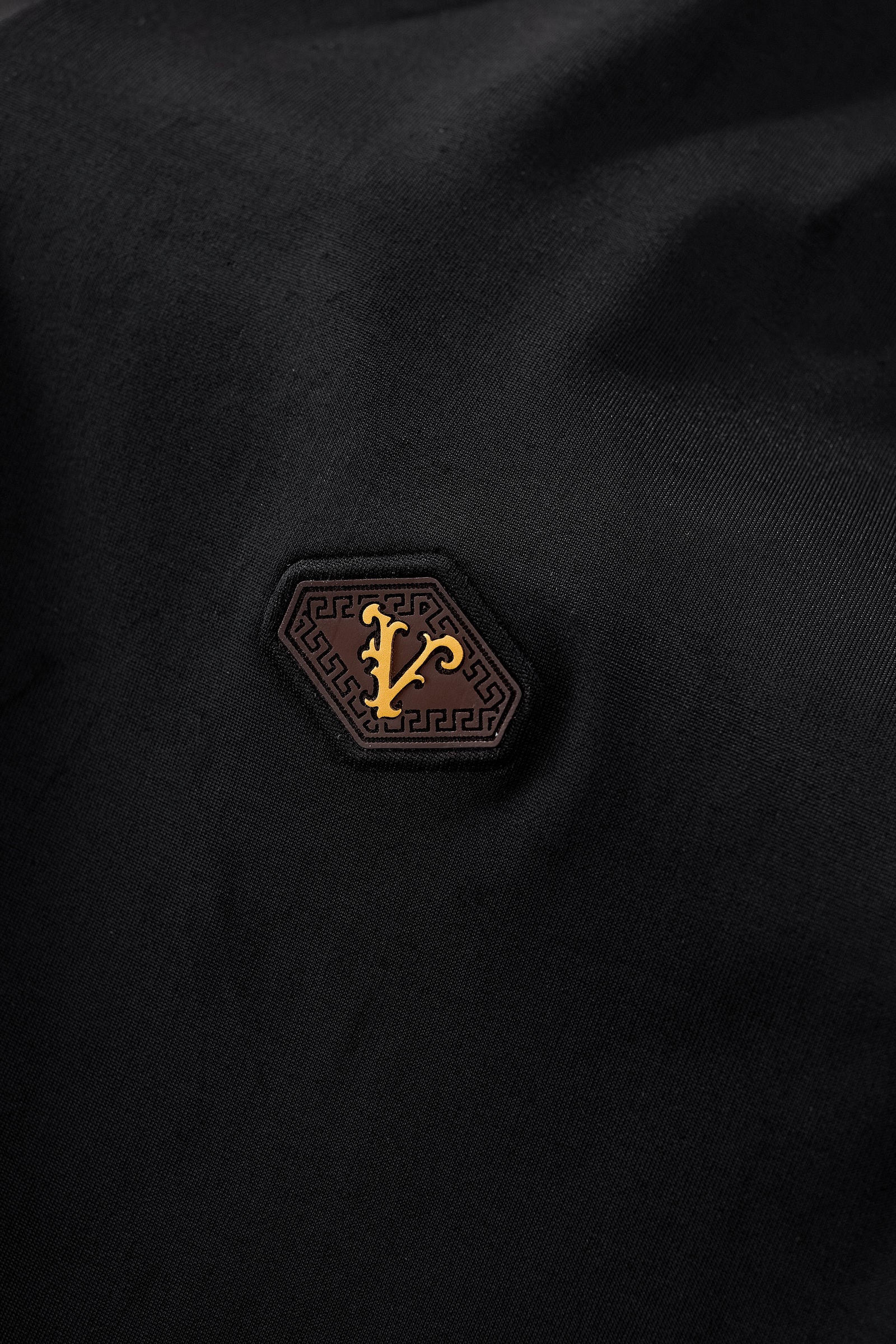 Embossed Placket Performance Polo – El Baron BLACK - Image 6