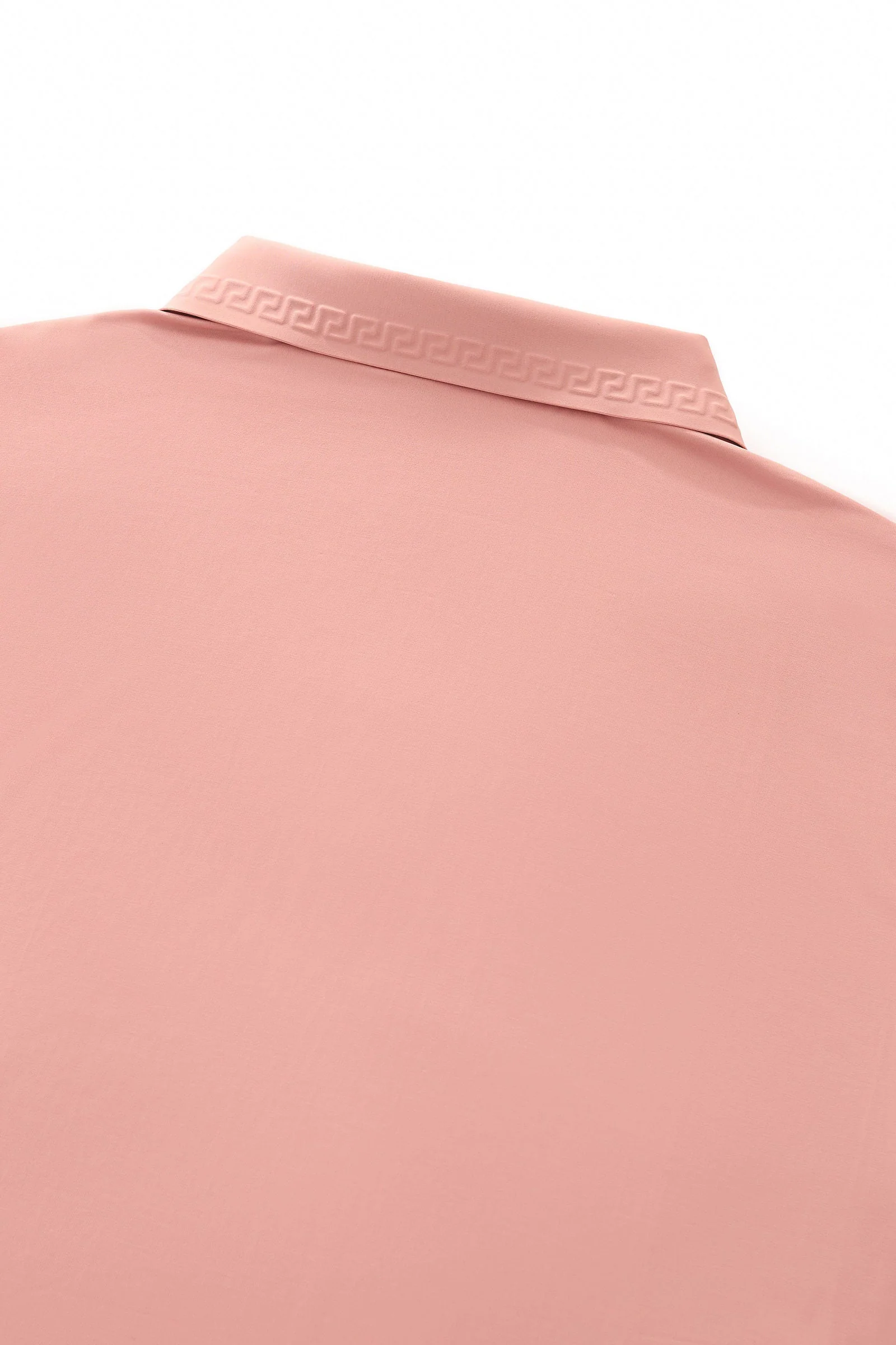 Embossed Placket Performance Polo – El Baron BRICK - Image 7