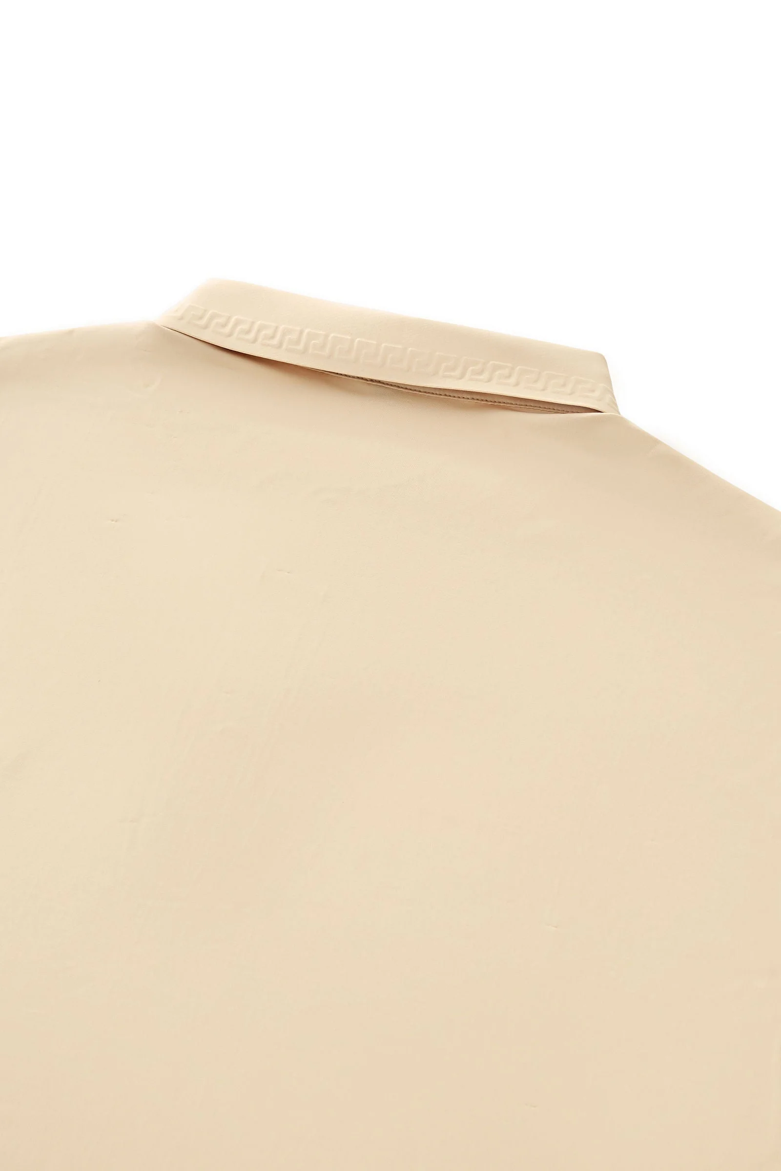 Embossed Placket Performance Polo – El Baron KHAKI - Image 7