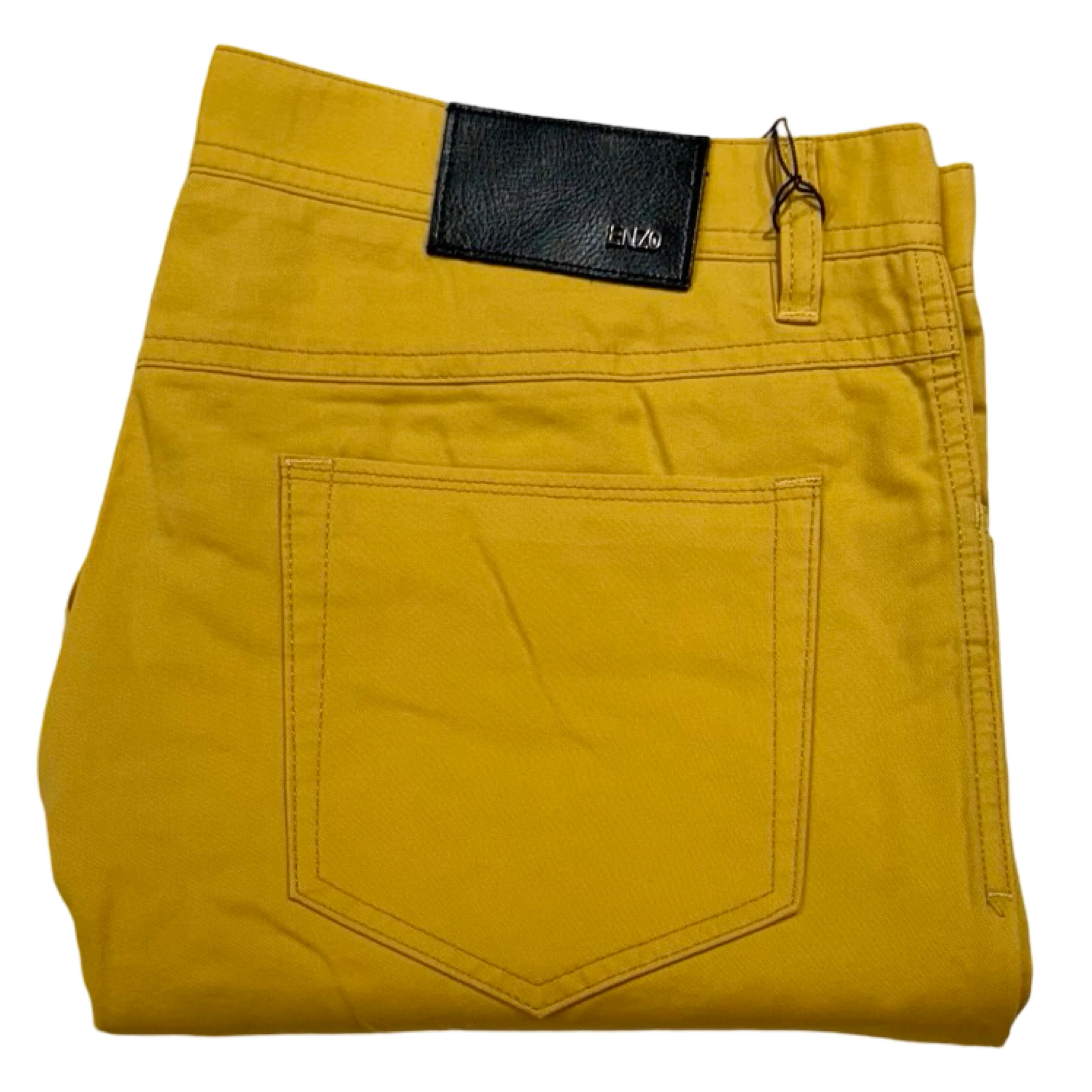 Enzo Alpha-437 Yellow High End Pants - Image 4
