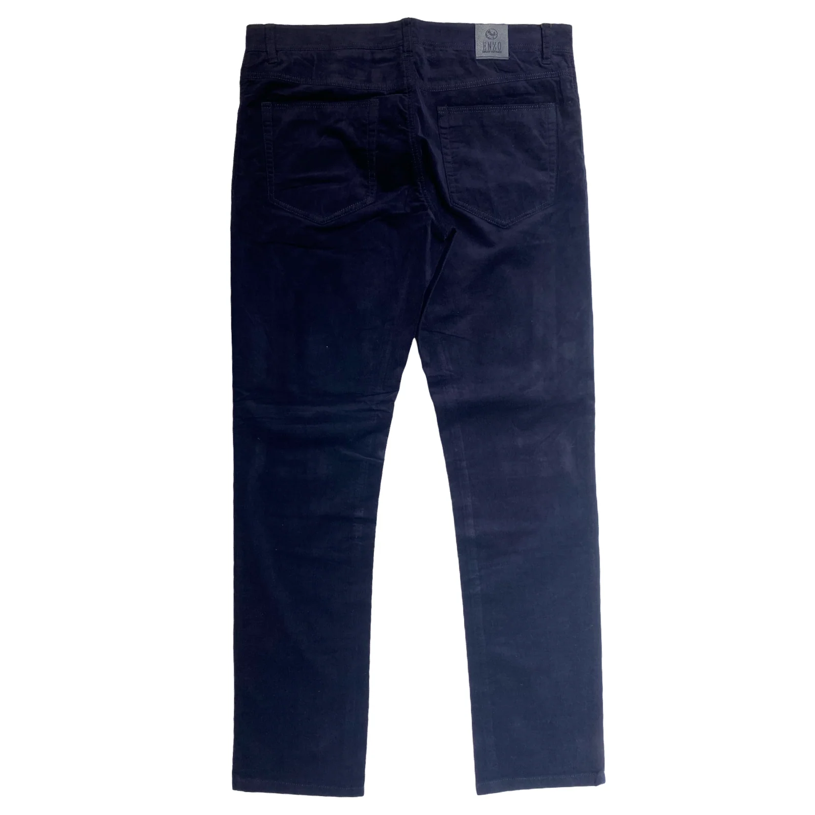 Enzo Alpha-482 Dark Navy Velour High End Pants - Image 3