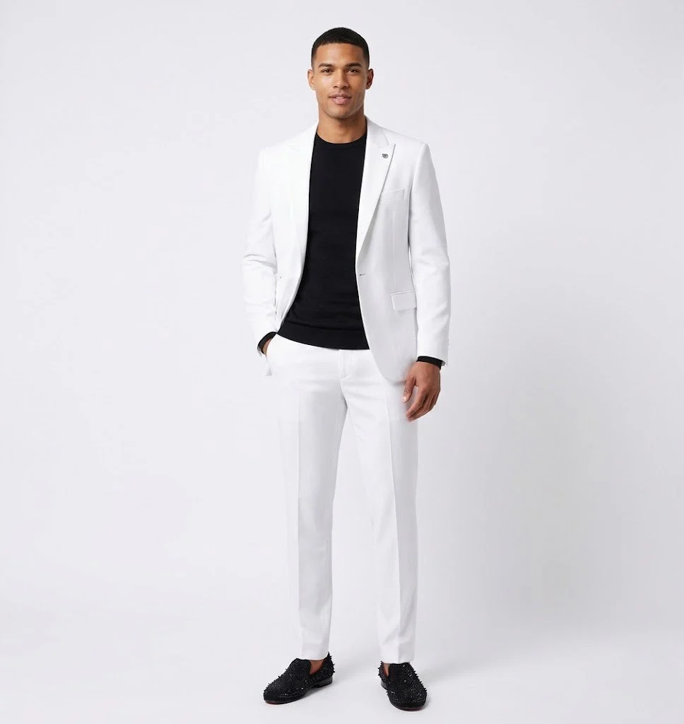 ESSENCE SIGNATURE SUIT WHITE - Image 2