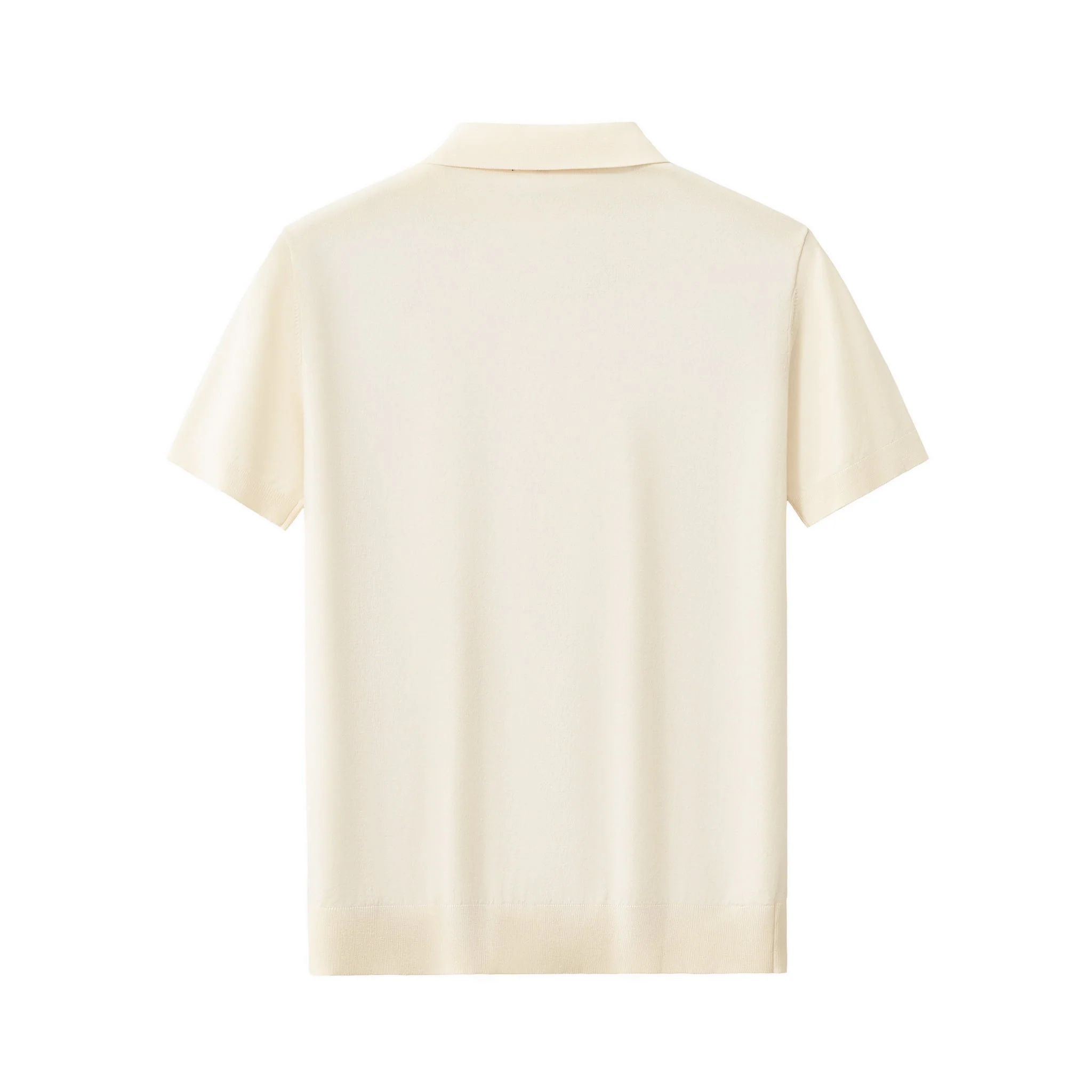 Everyday Luxe Knit Polo WHITE - Image 2